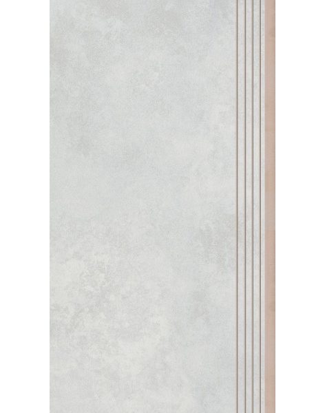 Dlažba Apenino Bianco mat schod 29,7×59,7