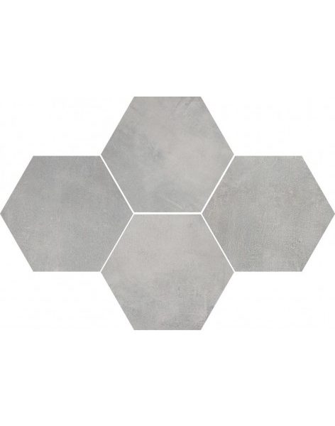 Dlažba Stark Grey Hexagon 28,3×40,8