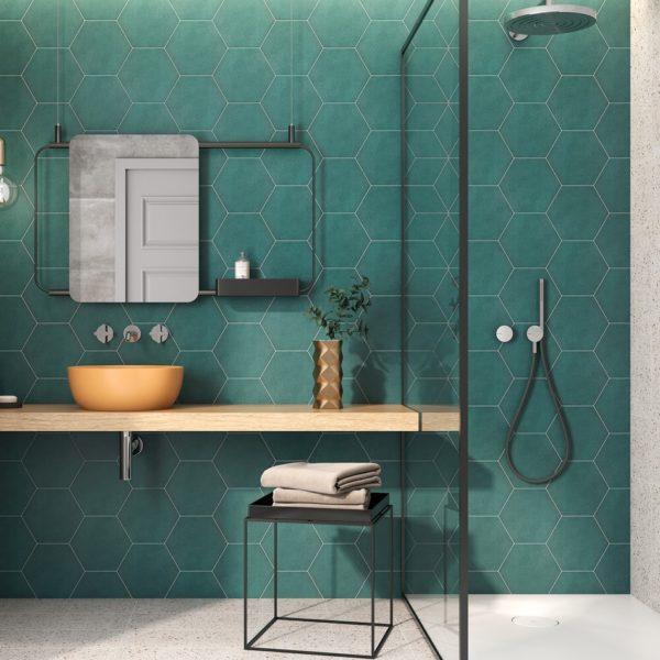Hexagon dlažba Mayfair koupelna2