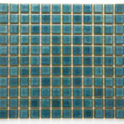 Mozaika Brick glaz. zeleno-modrá lesk B1SBL3