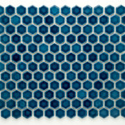 Mozaika Hexagon H HX 5437 tyrkysová 2,3×2,6 lesk_3