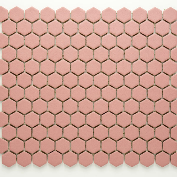 Mozaika Hexagon H HXA 22 růžová 2,3×2,6 mat protiskluz_2