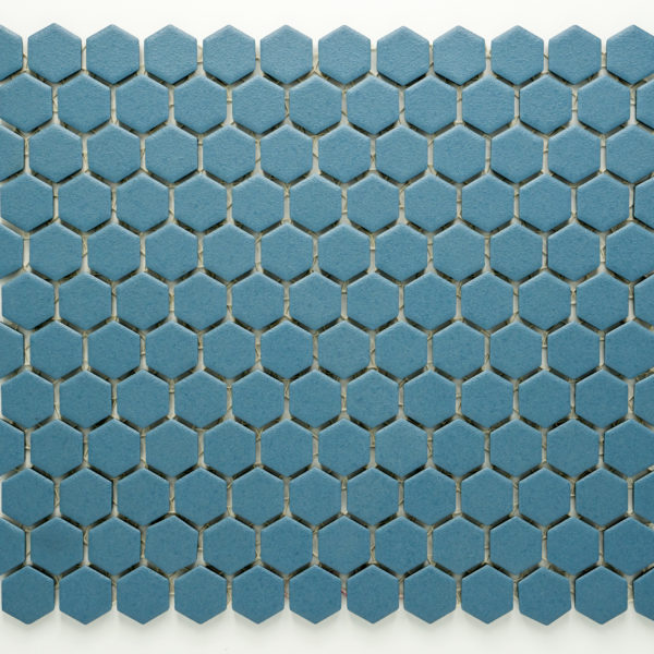 Mozaika Hexagon H HXA 23 modrá 2,3×2,6 mat protiskluz_3