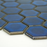 Mozaika Hexagon H HXL BL 10 kobaltová 5,1×5,9 lesk
