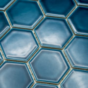 Mozaika Hexagon H HXL 5437 tyrkysová 5,1×5,9 lesk_2
