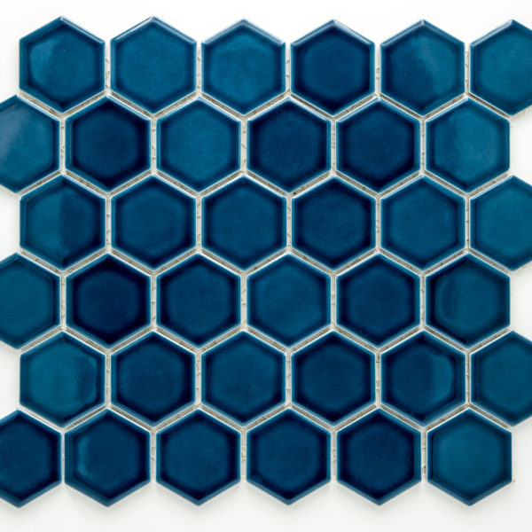 Mozaika Hexagon H HXL 5437 tyrkysová 5,1×5,9 lesk_3