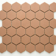 Keramická glazovaná mozaika hexagon okrová_3