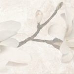 Obklad Stone Flowers beige inserto 25×75
