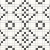 Obklad Black&White mosaic 25x75
